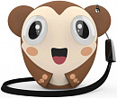 Колонка порт. Hiper Zoo Music Мартышка коричневый 3W 1.0 BT 10м 400mAh (без.бат) (H-OZ7)