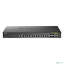 D-Link DXS-1210-16TC/B2A PROJ Управляемый L2+ коммутатор с 12 портами 10GBase-T, 2 портами 10GBase-X SFP+ и 2 комбо-портами 10GBase-T/SFP+