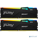 Kingston 32GB 6000MT/s DDR5 CL40 DIMM (Kit of 2) FURY Beast RGB [KF560C40BBAK2-32]