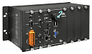 Контроллер с процессором E3845 1.91 ГГц, 4 Гб DDR3 SDRAM, 64 Гб SSD, 1 x RS-232, 1 x RS-485, 2 x RS-232/485, 1 x VGA, 1 x HDMI, 2 x Gigabit Ethernet (