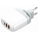 LDNIO A3511Q/[LD_C3461] Сетевое ЗУ GaN + Кабель PD/ PD+PPS+SCP+QC 4+/ 3 USB/ Выход: 3.3-20V, max 65W/ White