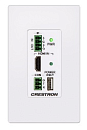 DM Lite – HDMI® over CATx Transmitter w/IR & RS-232, Wall Plate, White Textured