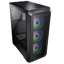 Блок питания Cougar Archon 2 Mesh RGB Black, 3х120мм ARGB Fan, ARGB Fan Hub, без БП, черный, ATX