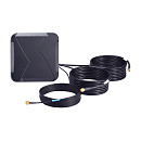 Панельная антенна MIMO 6 дБи с 3 разъемами SMA ("папа") для приложений сотовой связи и GNSS, кабель 3 м