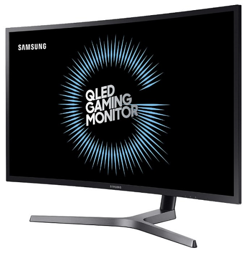 Samsung 31.5" C32HG70QQI VA LED изогнутый LED 16:9 2560x1440 1ms 3000:1 350cd 178/178 2*HDMI DP USB HAS Pivot Black-Grey