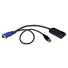 DELL DMPUIQ-VMCHS-G01 для серверных интерфейсных модулей (SIM) Dell для VGA, USB-клав., мыши, поддержка виртуальных носителей, CAC и USB2.0.